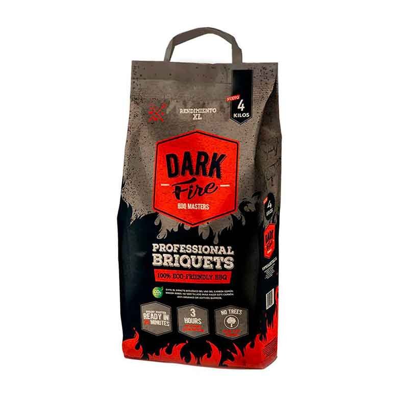 Briquetas Ecológicas Dark Fire 4 Kgs.