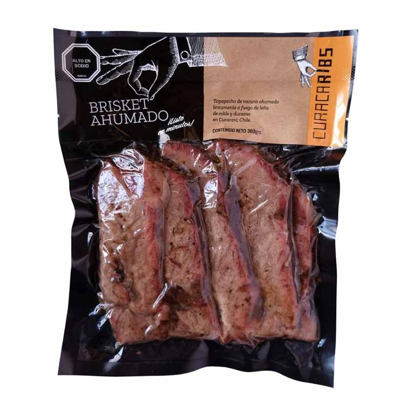 Brisket Ahumado - CuracaRibs 360 grs.