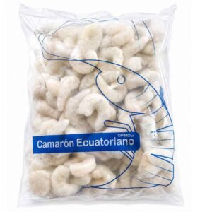 Camarón 36-40 Ecuatoriano Crudo, Pelado y Desvenado