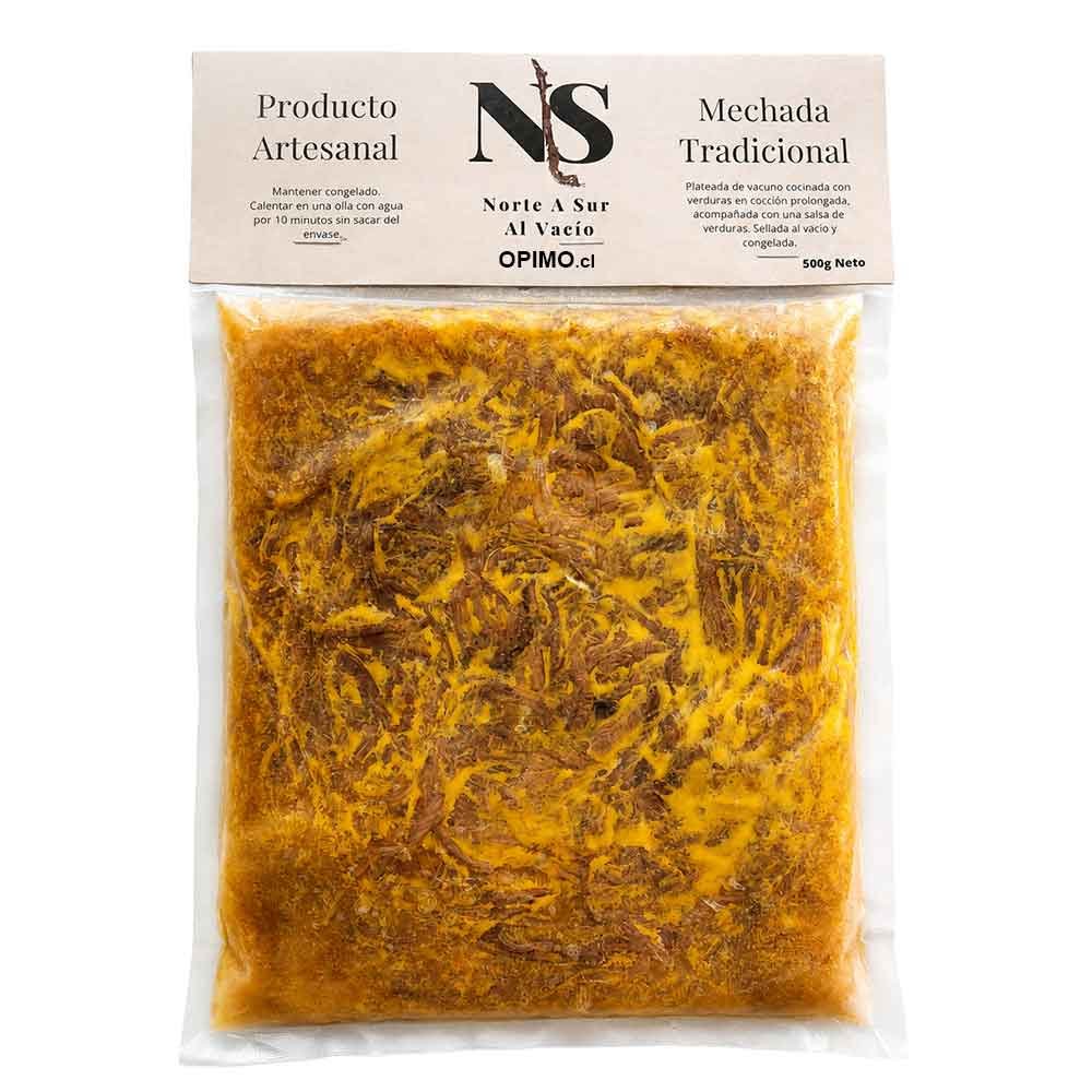 Carne Mechada de Vacuno 500 grs.