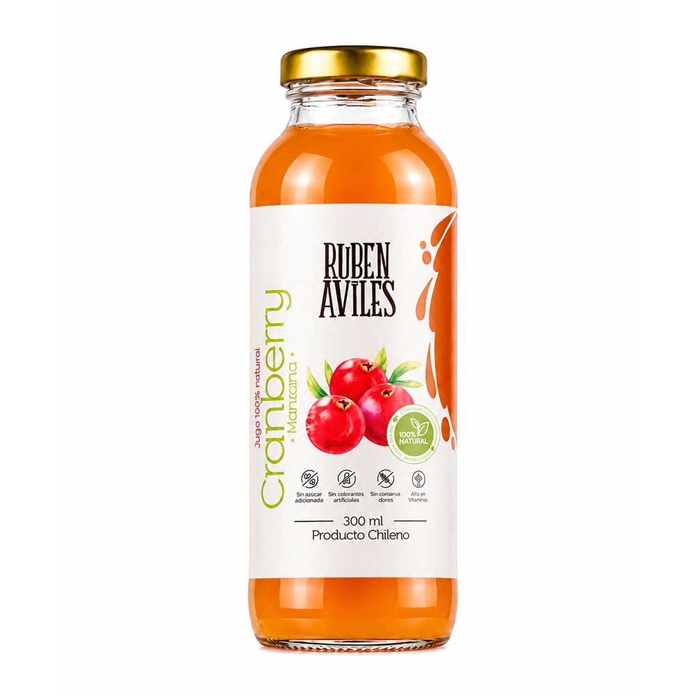 Jugo Cranberry y Manzana Ruben Aviles 300 ml