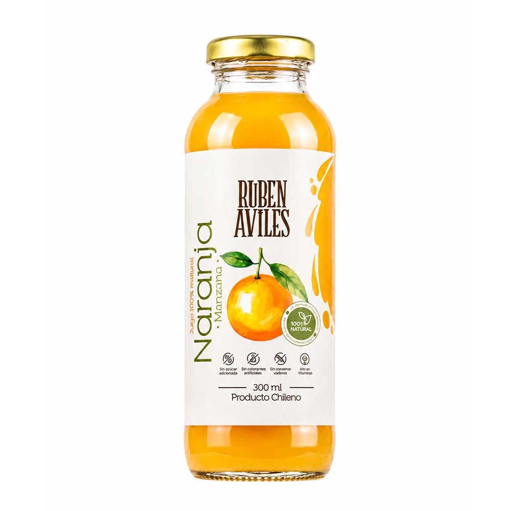Jugo Naranja y Manzana Ruben Aviles 300 ml