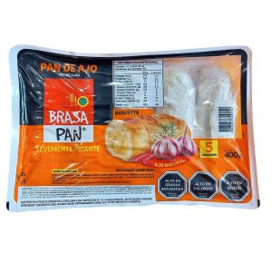 Pan de Ajo levemente picante Brasa Pan 400 grs.