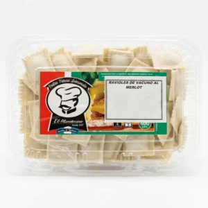 Ravioles de Vacuno al Merlot 400 grs.