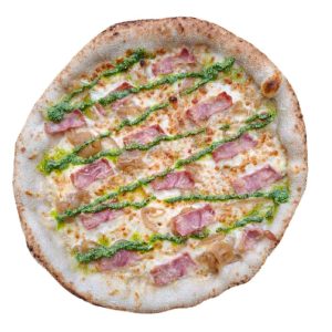 Pizza Artesanal Maestro della Pizza "Pesto Tocino"