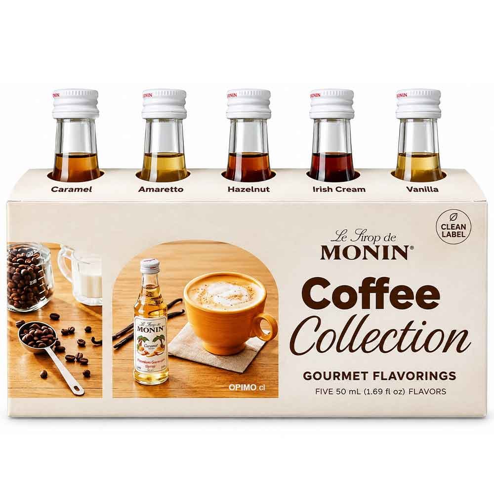 Syrup Monin Coffee Collection - 5 Sabores de 50 ml c/u