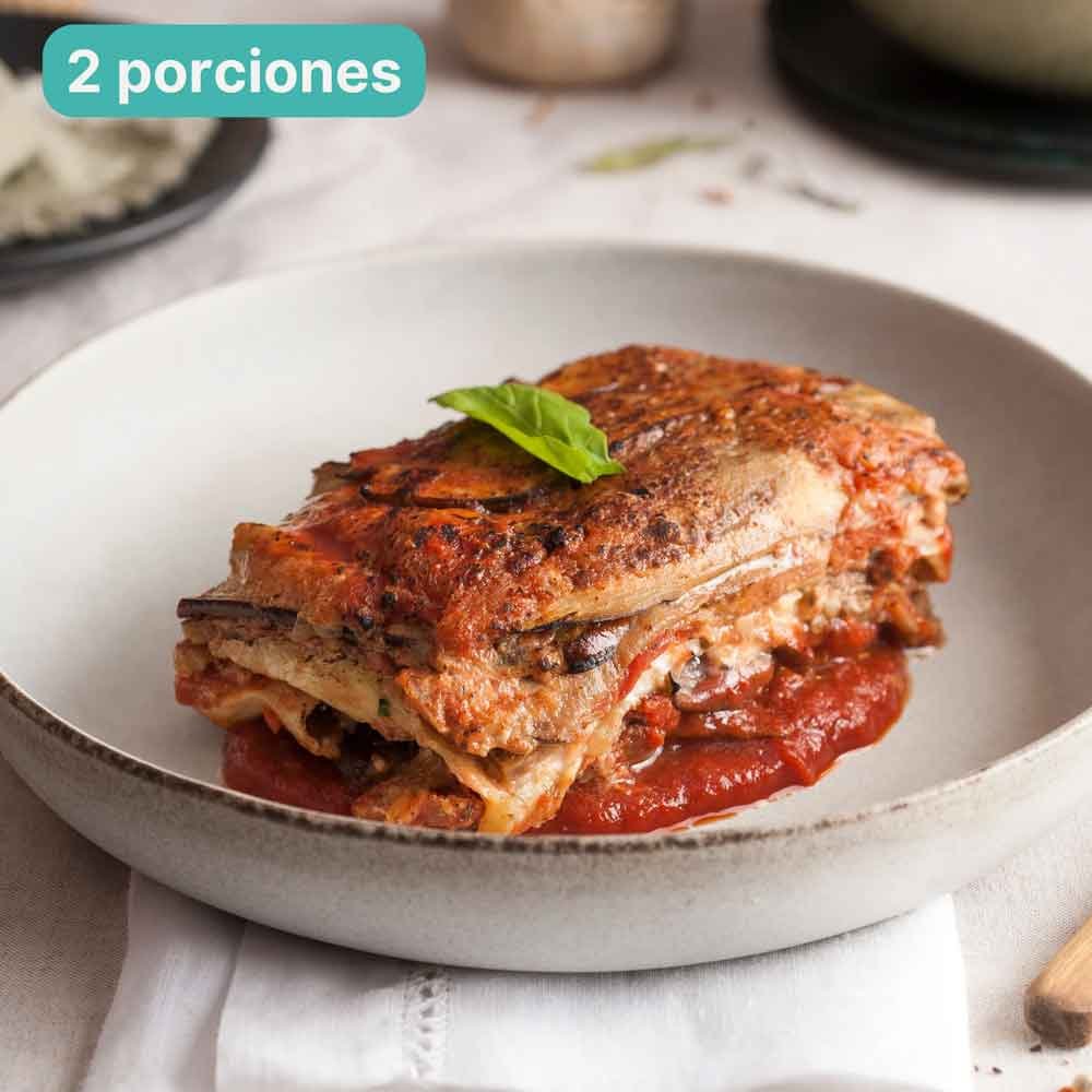Lasaña de Berenjenas con Salsa de Tomate Foga M