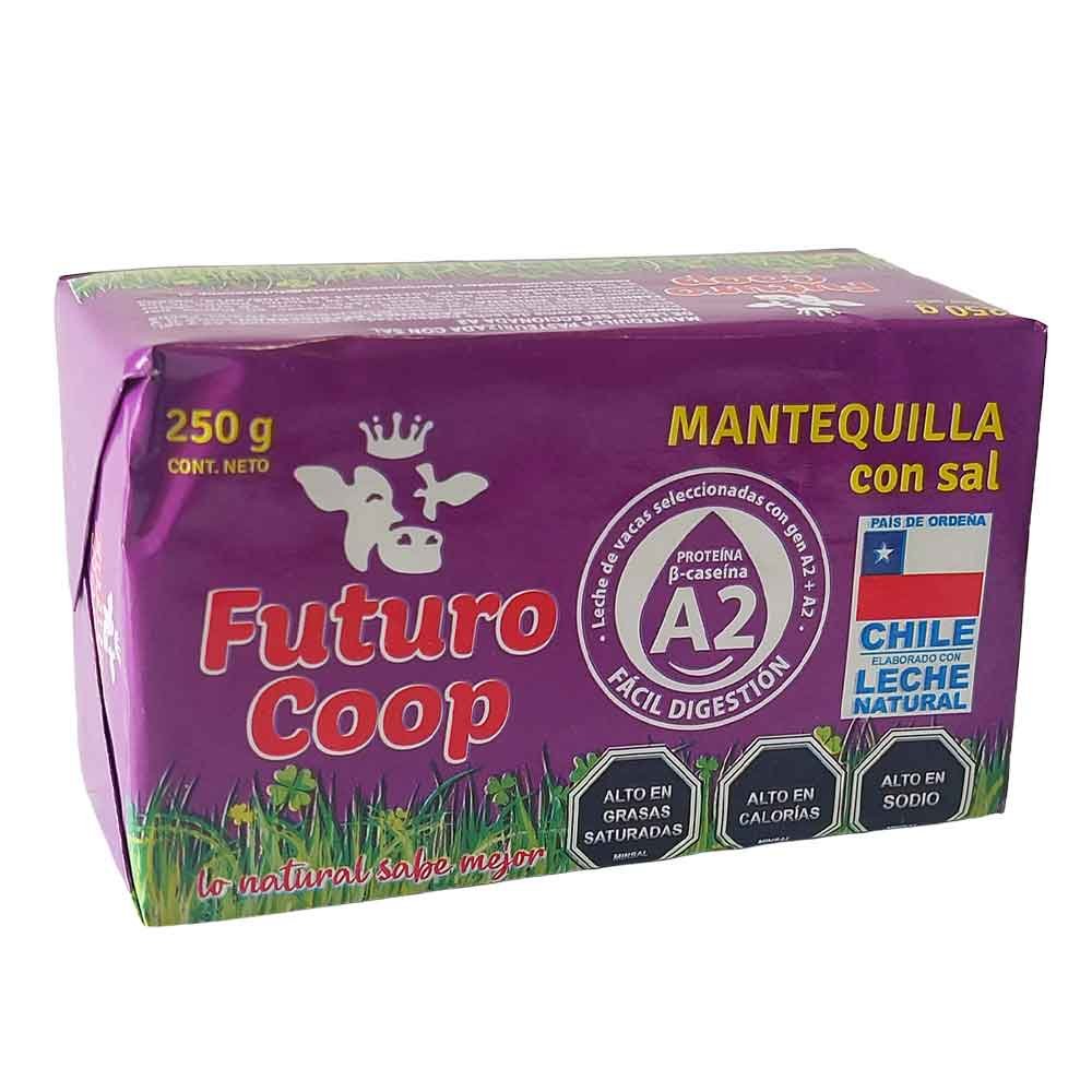 Mantequilla con sal Futurocoop A2 250 grs.