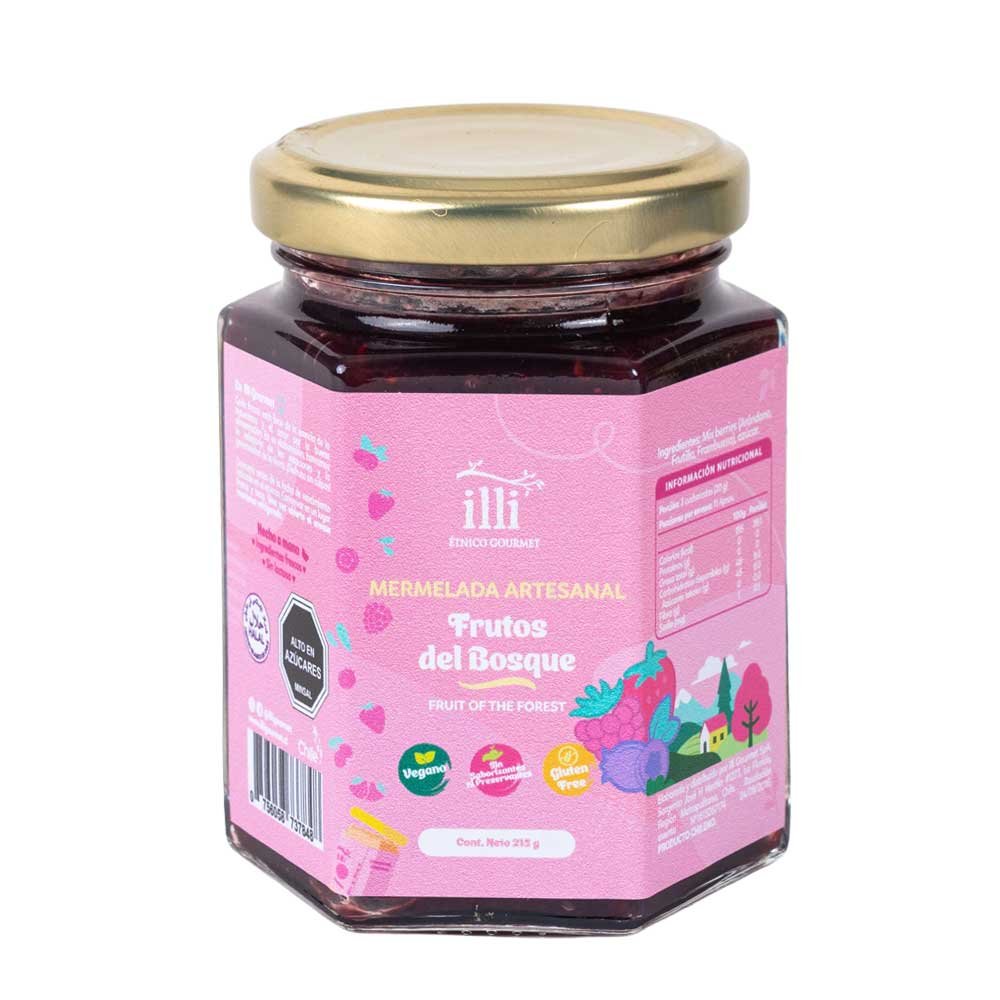 Mermelada illi Frutos del Bosque sin azúcar 215g
