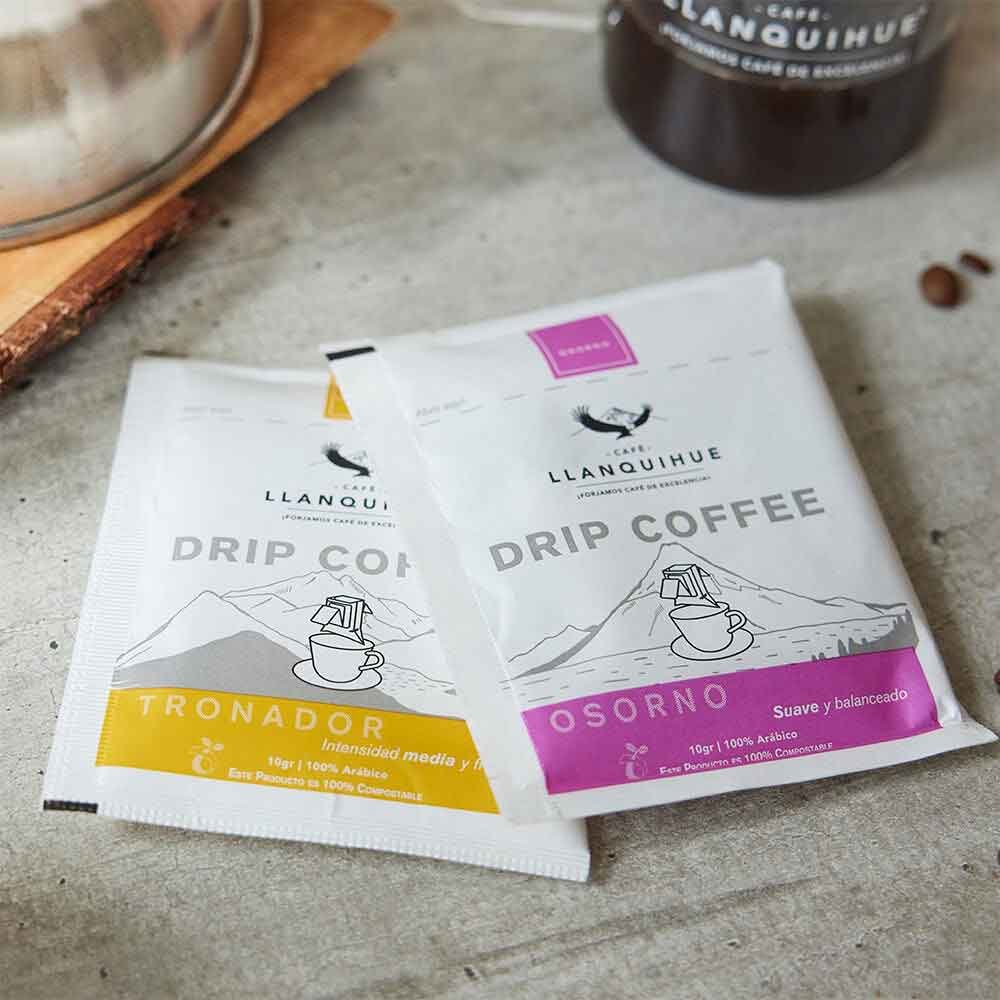 Drip Coffee Llanquihue Volcanes Mix Variedades 10 un. - Imagen 5