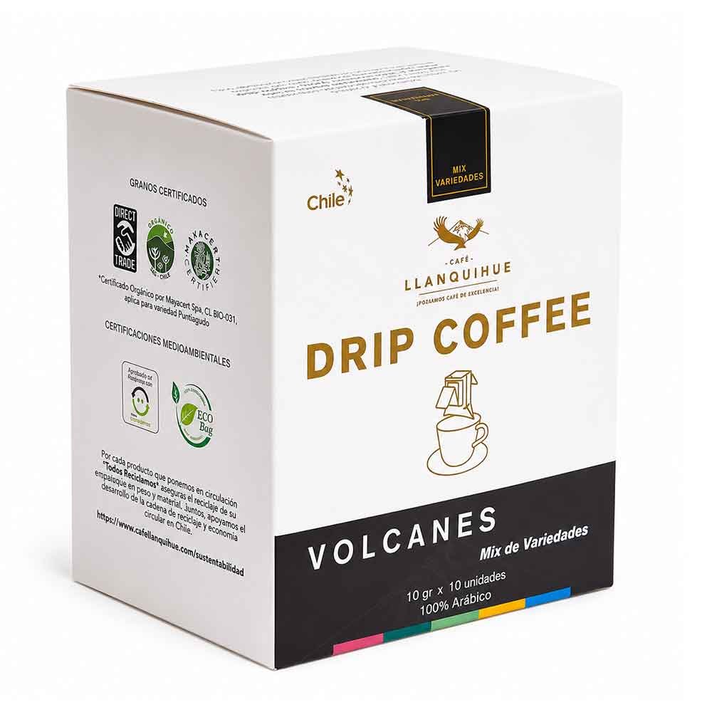 Drip Coffee Llanquihue Volcanes Mix Variedades 10 un.
