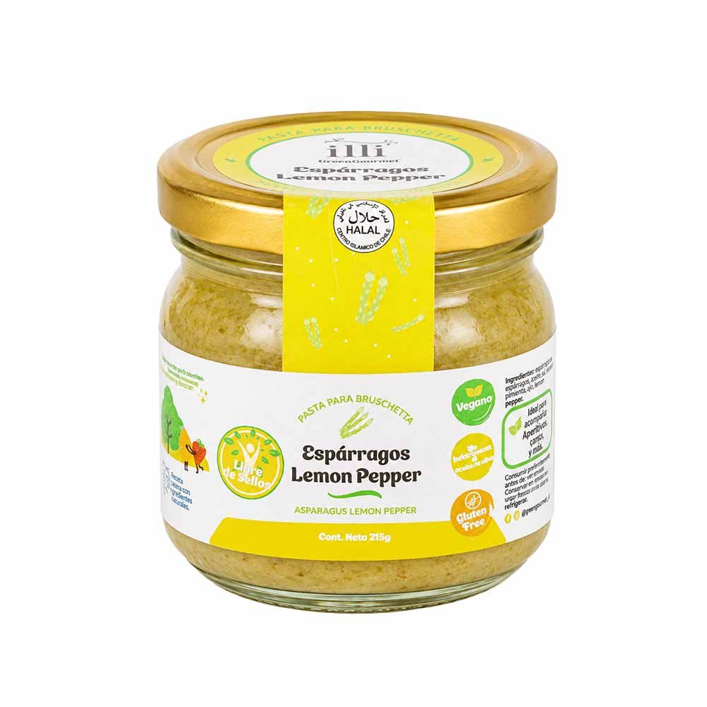 Pasta illi Espárragos Lemon Pepper 215g