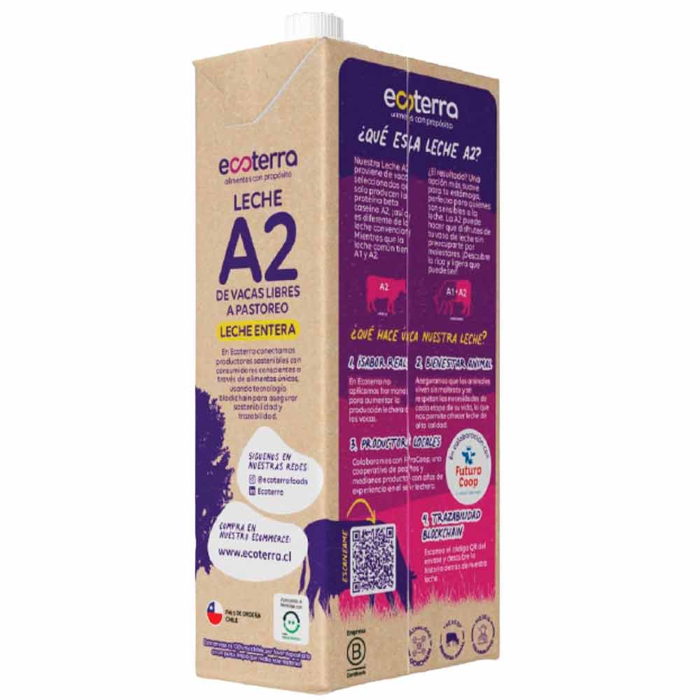 Leche Entera Ecoterra A2 | 1 Litro - Imagen 2