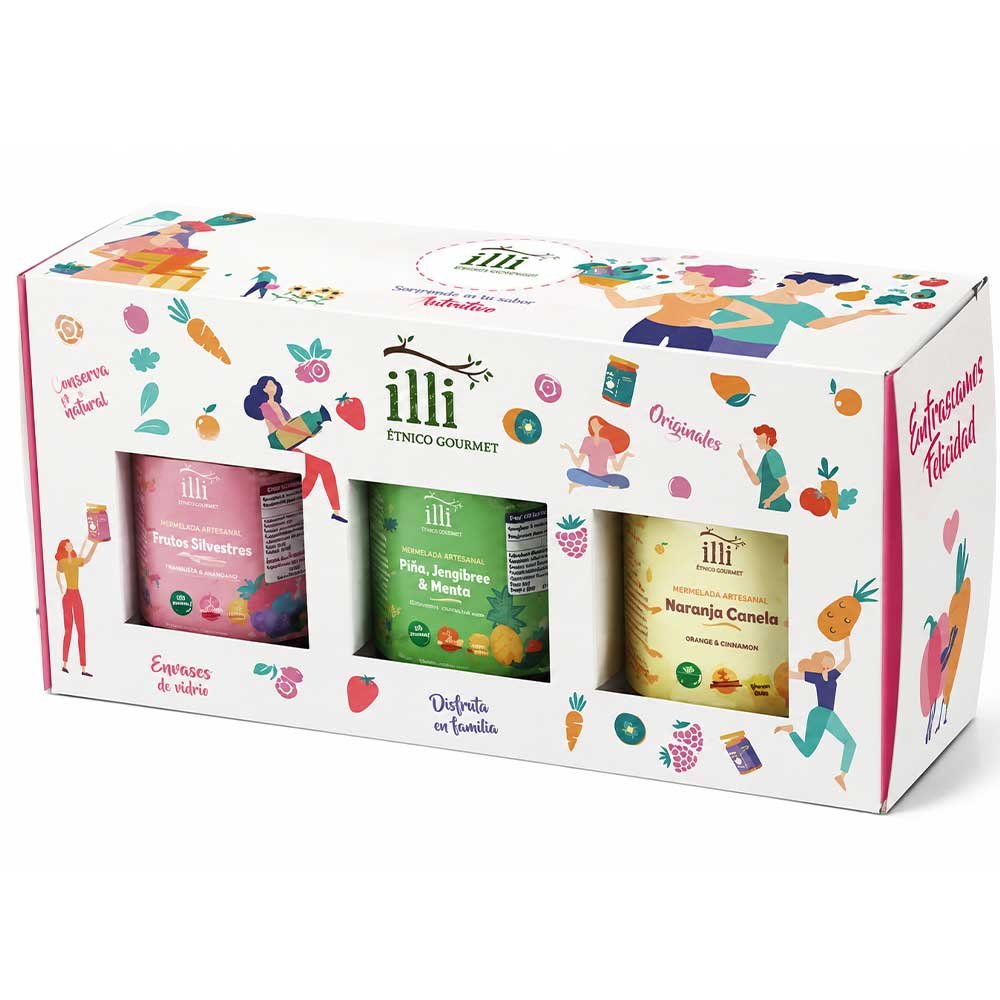 Pack 3 Mermeladas Gourmet illi